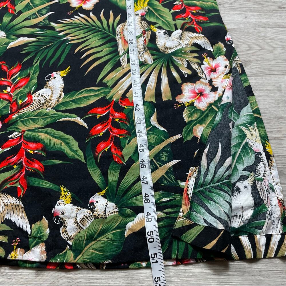 🔥NWT Jane Ashley Vibrant Cockatoo Hibiscus Tropical Hawaiian Resort Sundress S - Picture 13 of 13